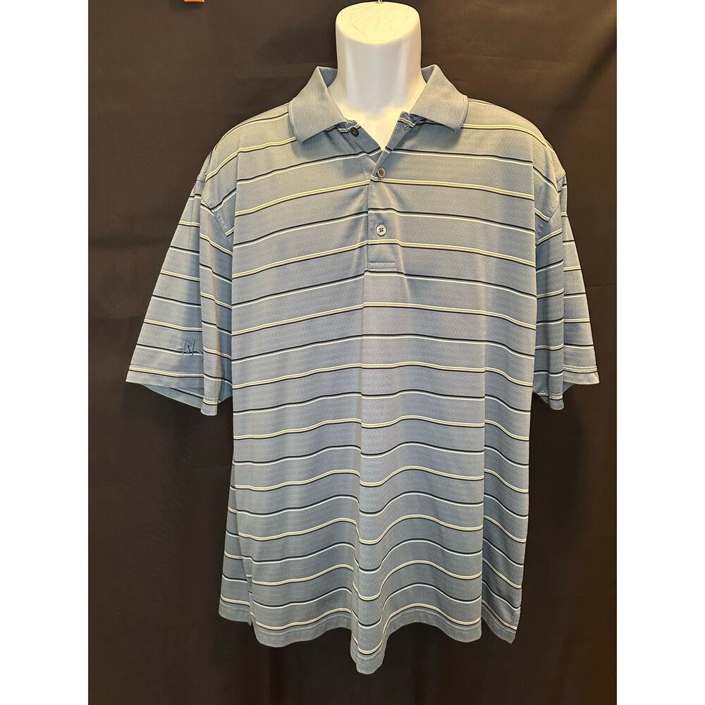 PGA Champions Tour Blue Golf Polo Sz XL